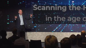 Andrew Grill speaks at the Colliers Directors Meeting on the topic "Scanning the Horizon in the age of AI"