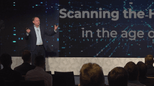 Actionable Futurist Andrew Grill delivers a keynote to the Colliers Directors titled "Scanning the Horizon in the Age of AI".