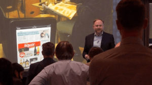 Andrew Grill speaking at the CPA Australia event