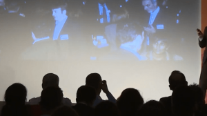 Andrew Grill speaking at a LinkedIn event