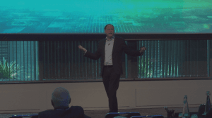 Andrew Grill presenting at the Charted Accountants Annual Event in London