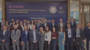 Andrew Grill speaking at Neqsol Executive Summit in Baku, Azerbaijan