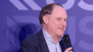 Andrew Grill chaired a panel at the AI Rush event in London