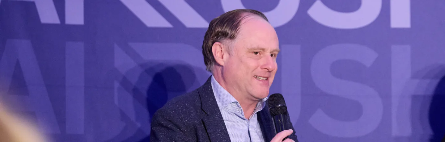 Andrew Grill chaired a panel at the AI Rush event in London