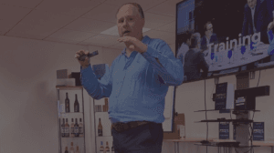 Andrew Grill delivering a keynote at Lanchester Group on AI